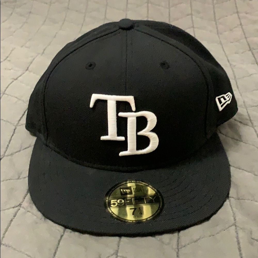 NEW ERA 59fifty TAMPA BAY RAYS HAT 7 1/4